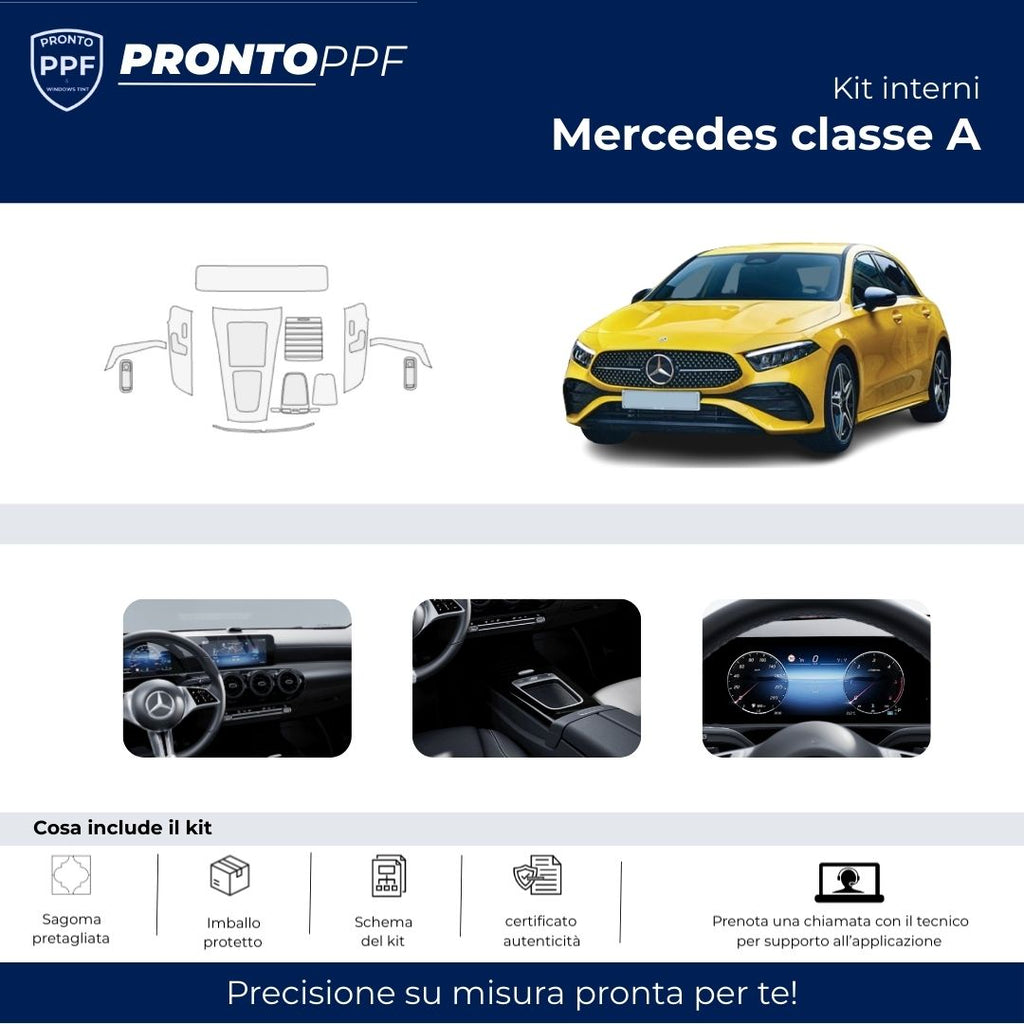 PPF Mercedes classe A - Interno