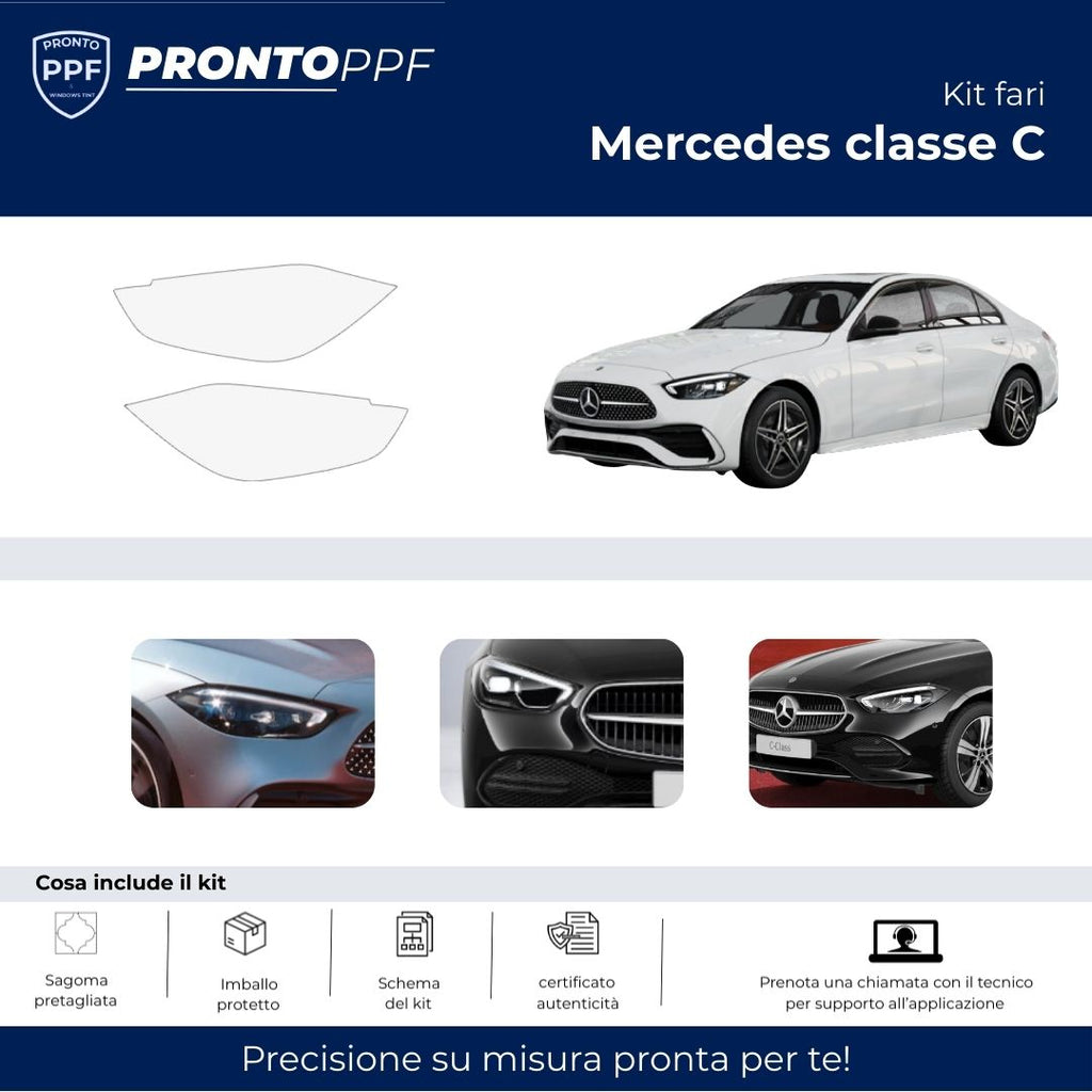 PPF Mercedes classe C - Fari
