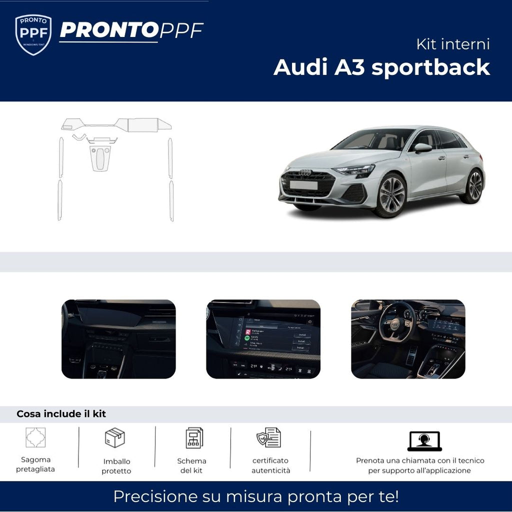 PPF Audi A3 Sportback - Interni