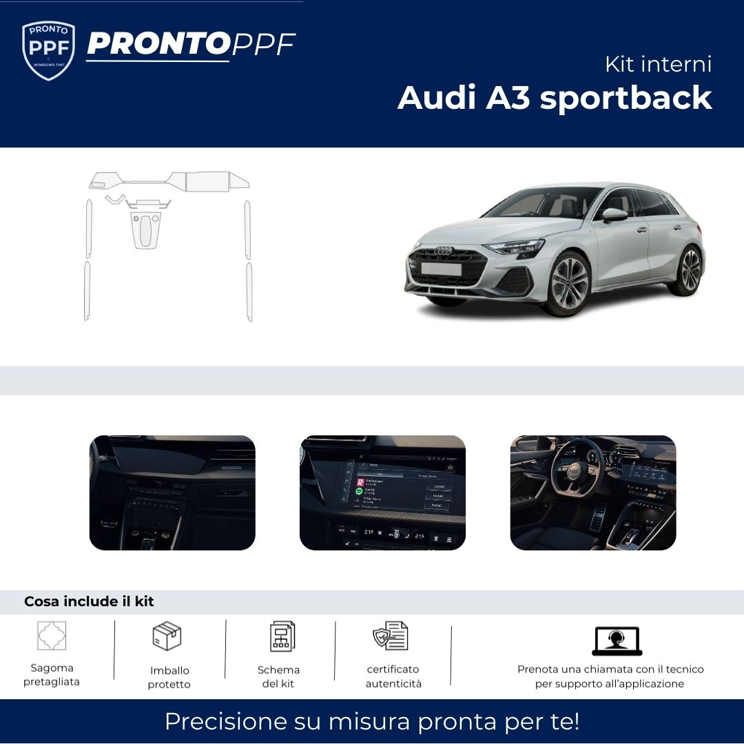 PPF Audi A3 Sportback - Interni