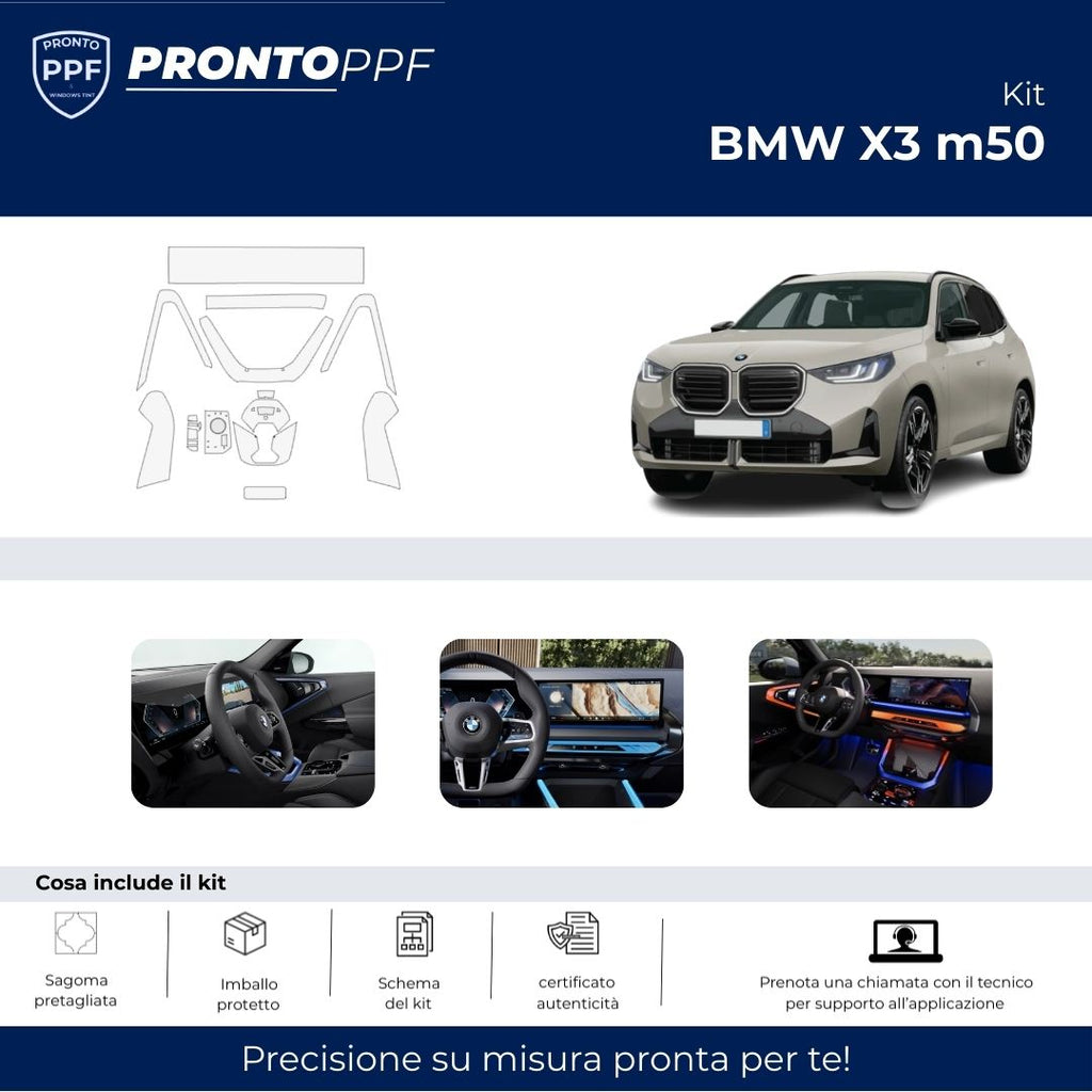 PPF BMW X3 m 50 - Interni