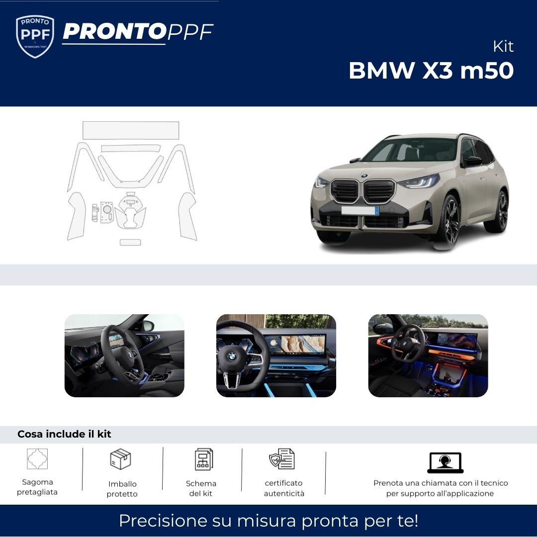 PPF BMW X3 m 50 - Interni